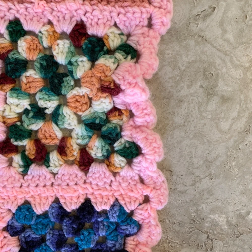 Handmade Granny Square Blanket 57